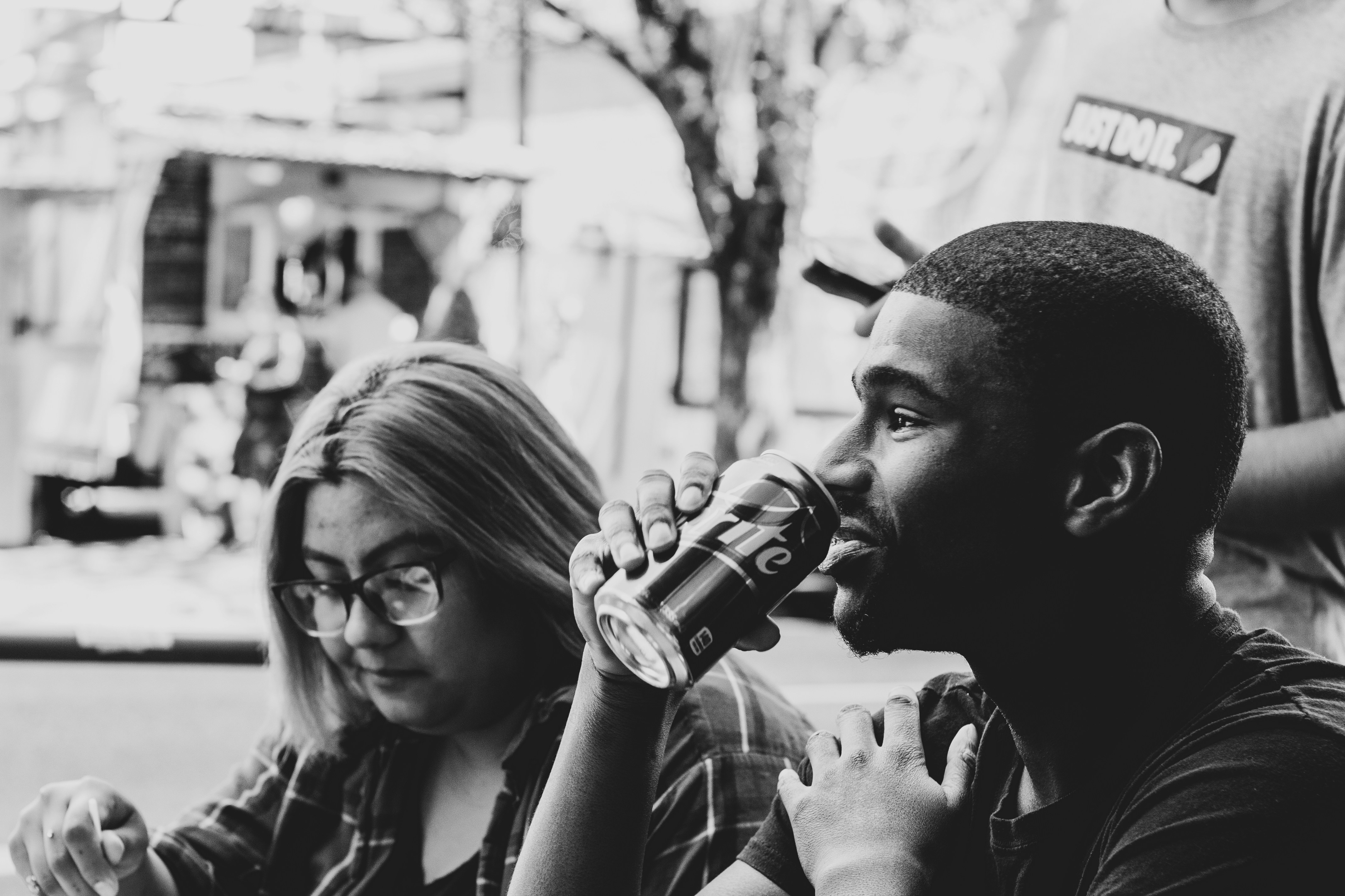 Couple at a Portland table